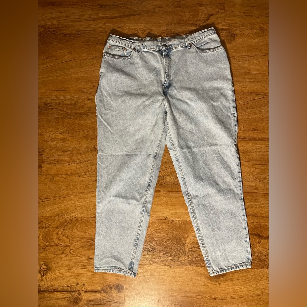 Levi's Women’s 22W 550 Light Blue Jeans (Vintage) 100% Cotton